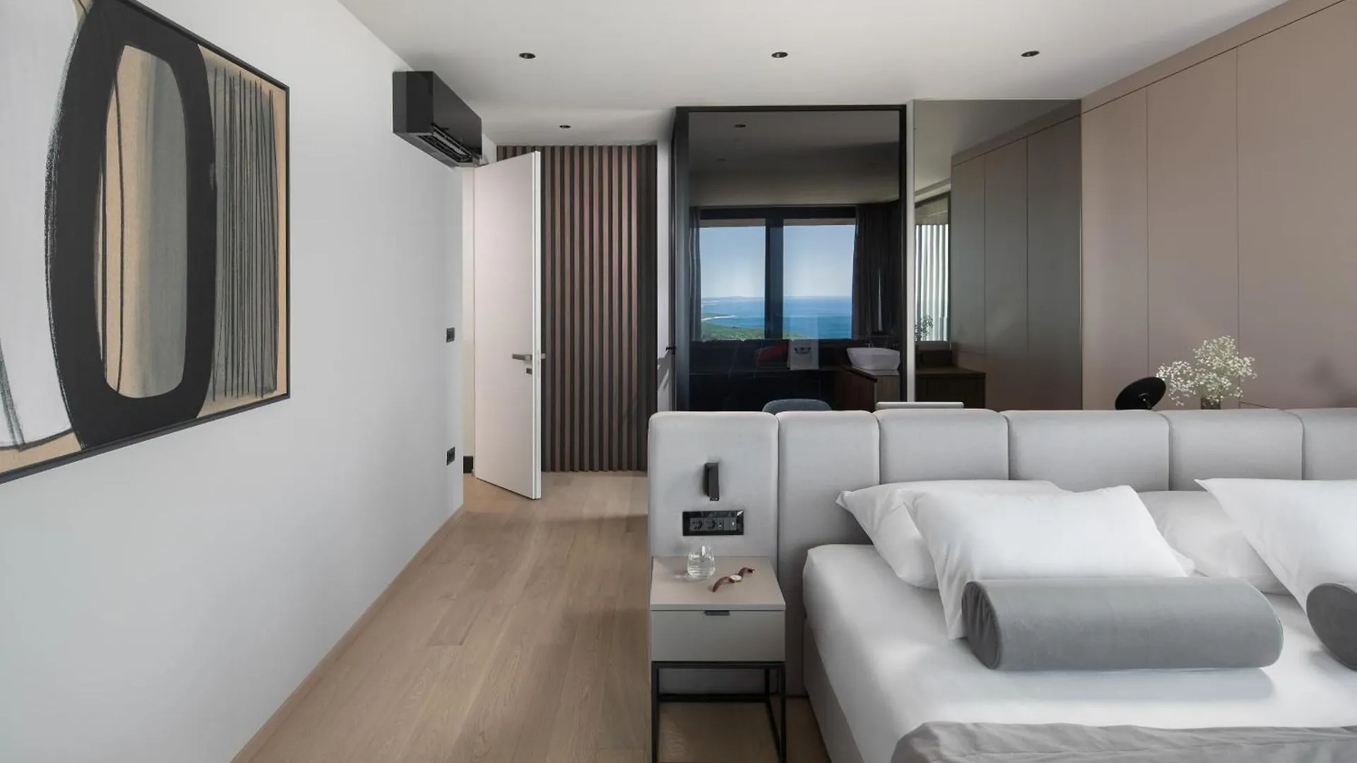 Luxury Exclusive Villa Panoramica Near Labin - Rabac Only 2 Km From The Beach With Sea View And Wellness Коромачно 0*,