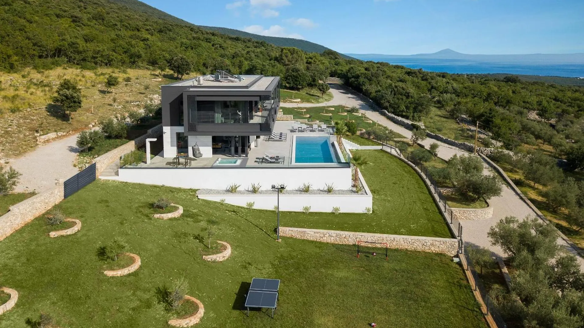 Luxury Exclusive Villa Panoramica Near Labin - Rabac Only 2 Km From The Beach With Sea View And Wellness Коромачно Хорватия